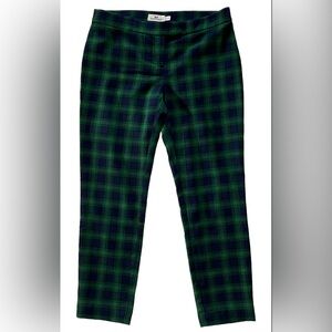 VINEYARD VINES Style 2P0188 Women’s Plaid Wool Spandex Pants Lined size 4